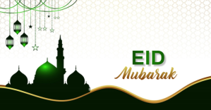 Eid Mubarak social media post Изображение, которым поделились на Facebook template