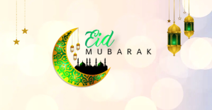 Eid Mubarak social media post Изображение, которым поделились на Facebook template