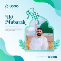 Hvid Eid Celebration Instagram Post Template