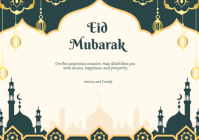 Eid Mubarak Template A5