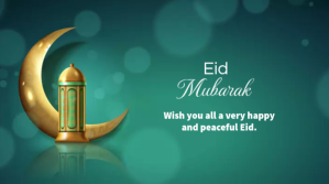 Eid Mubarak Wish Publicación de Twitter template