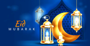 Eid Mubarak wishes Anuncio de Facebook template