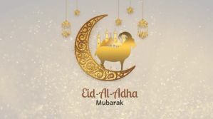 Eid Mubarak wishes Twitter Post template