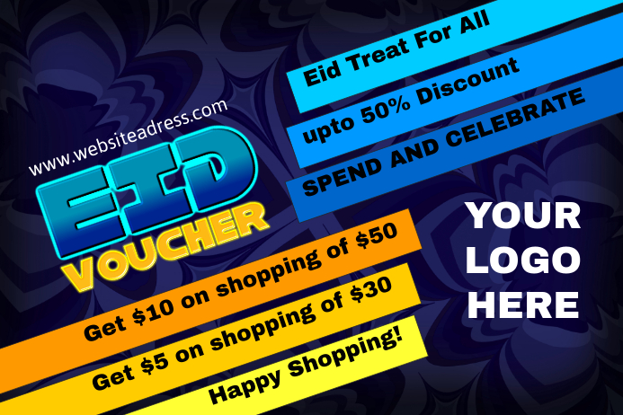 Eid Poster Template Cartaz