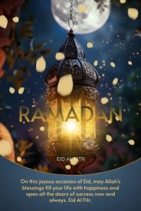 Eid / Ramadan Video Poster template