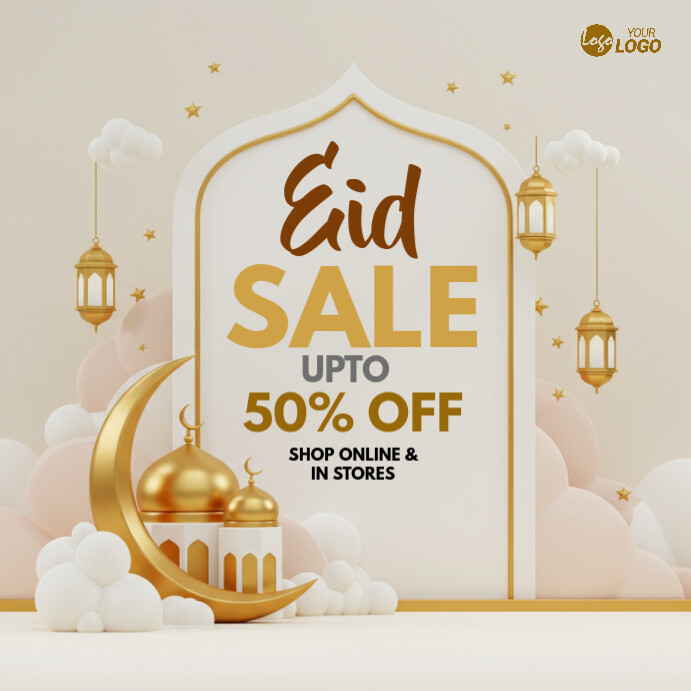 Eid Sale Ad Template Instagram Post