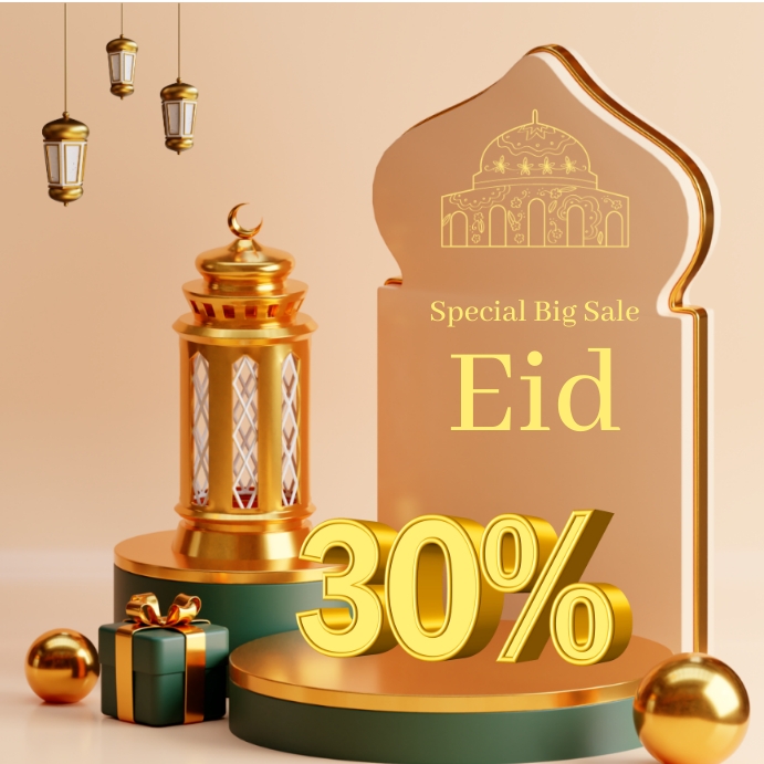 Eid sale Template PosterMyWall