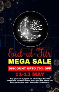Eid Sale Tabloid template