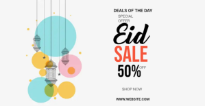 Bianco Eid Sale Promotion Ibinahaging Larawan sa Facebook Template