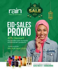 Eid Sales Flyer Рекламная листовка (US Letter) template