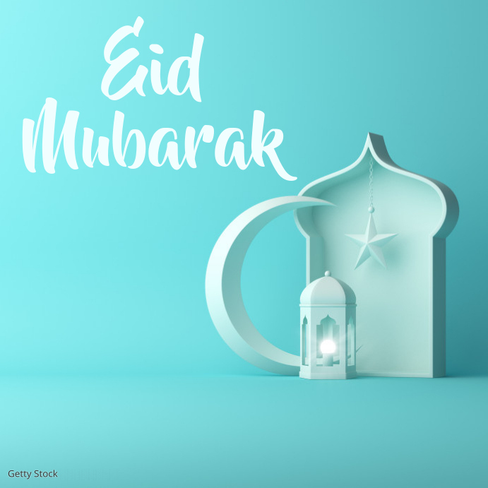 eid template โพสต์บน Instagram