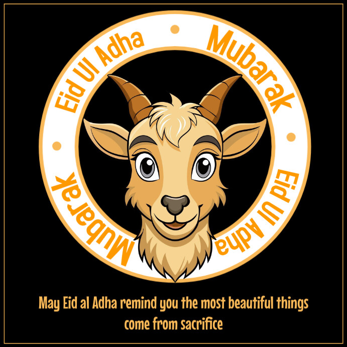 Eid Ul Adha Instagram 帖子 template