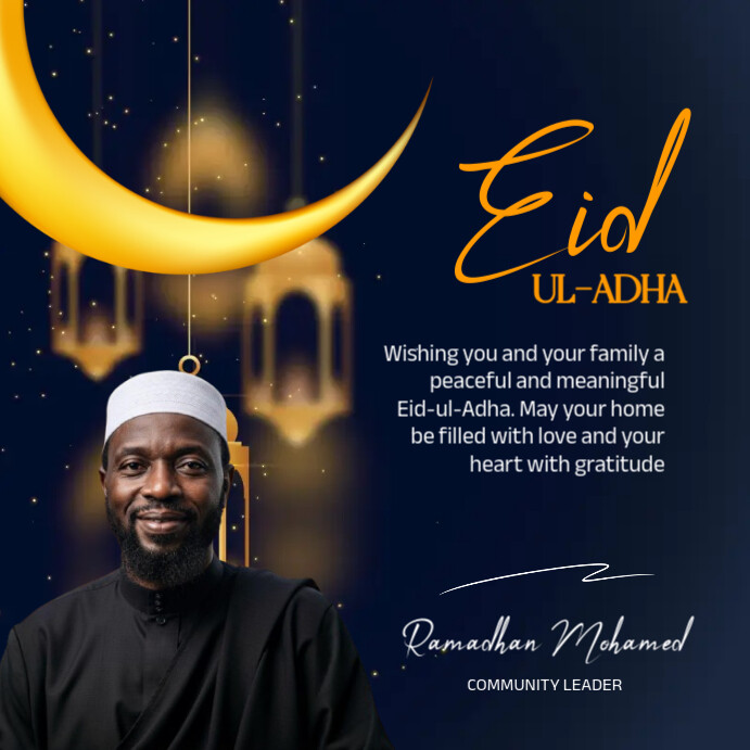 Eid Ul Adha Instagram 帖子 template