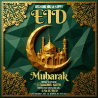 Eid Ul-Adha Mubarak Celebration Instagram Post template