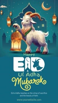Eid Ul Adha Mubarak Instagram Story template