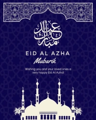 Eid ul Azha Wish Template Instagram Portrait
