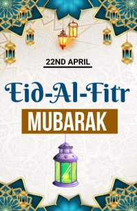 eid ul fitr, eid al fitr Tabloid template