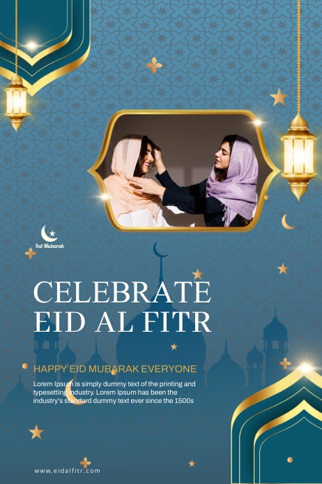 EID UL FITR Banner 4' × 6' template