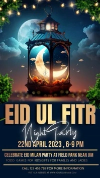 Eid ul fitr party Instagram Story template