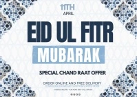 Eid ul fitr post card Ikhadi leposi template