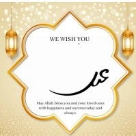 Eid Video flyer Publicação no Instagram template
