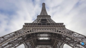 Marron Eiffel Tower YouTube-miniature Template