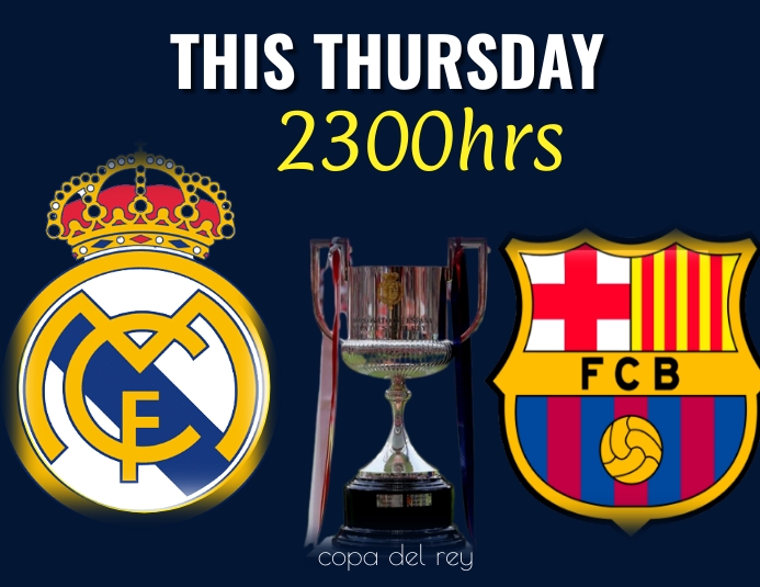 EL cLASSICO, Løbeseddel (US Letter) template
