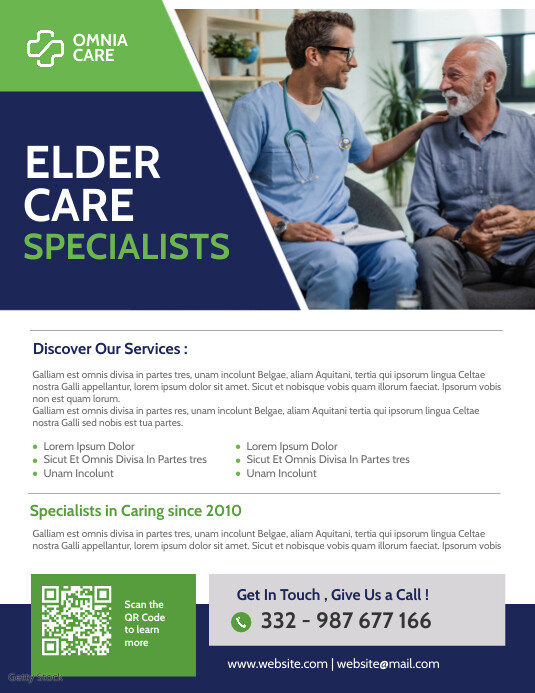 elder care and assistance services flyer adve Template PosterMyWall