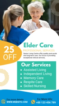 elder care professional services template
