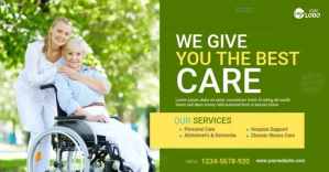 Elderly Care Services Ad ภาพที่แชร์บน Facebook template