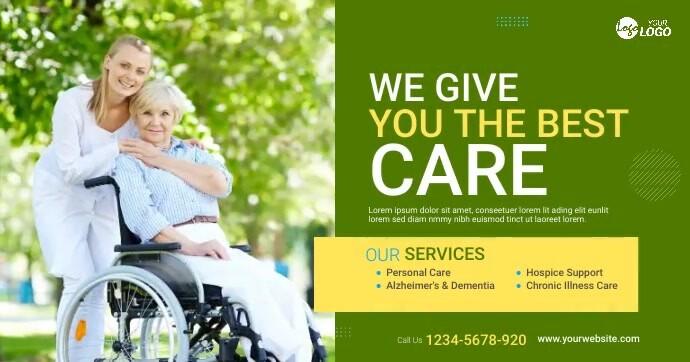 Free Service Ad Example Elderly Care Services Ad Template | PosterMyWall