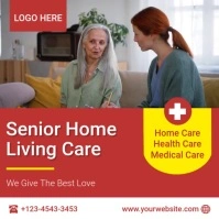 elderly care9 Instagram Post template