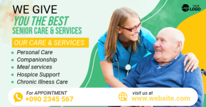 Elderly Home Care  Facebook shared Image template