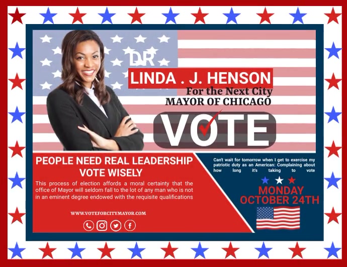 Election ,Campaign Template | PosterMyWall