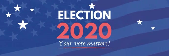 Copy of Election 2020 vote campaign email header | PosterMyWall