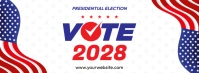Election Ad Template Copertina Facebook