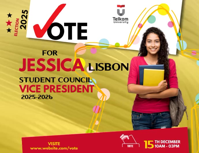 Student Council Election Slideshow Example Election Campaign, Student Council Election v Template | PosterMyWall