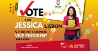 Election Campaign, Student Council Election, Facebook Event Cover template