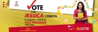 Election Campaign, Student Council Election b Banner 2' × 6' template