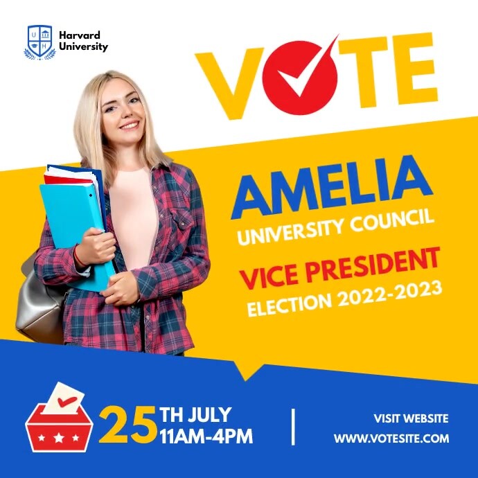 Election Campaign Ad Template | PosterMyWall