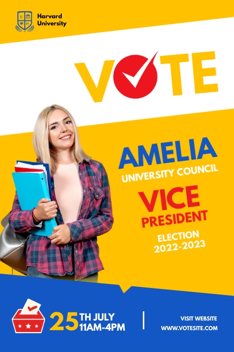 Election Campaign Ad Flyer Template | PosterMyWall