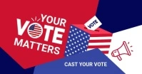 Election Campaign Ad Template Facebook Shared Image