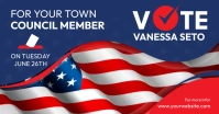 Election Campaign Ad Template Facebook Shared Image
