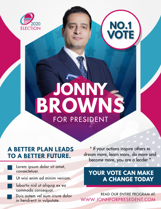 Election Campaign Advertisement Template | PosterMyWall