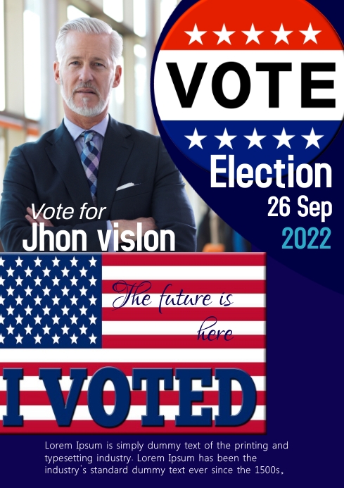 Election Campaign Template | PosterMyWall