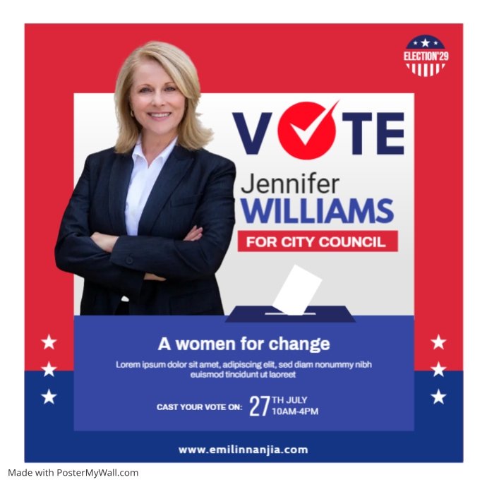 Election Campaign Template | PosterMyWall