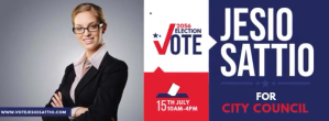 Election Campaign Facebook Cover template
