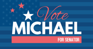 Blue Political Campaign Immagine condivisa di Facebook Template