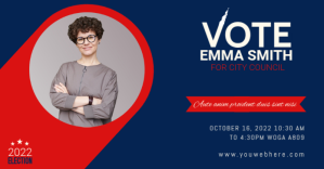 Election Campaign Facebook Shared Image template