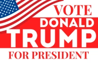 Election Campaign Flag Template Bandera